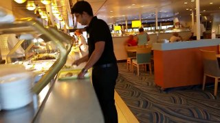 The Lido Restaurant and Lido Deck on the Thompson Celebration Cruise Ship