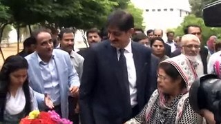 Sindh CM Syed Murad Ali Shah visit on Kashyan-i-Iftal Karachi. (Aug 8th, 2016)
