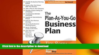 FAVORIT BOOK The Plan-As-You-Go Business Plan READ EBOOK