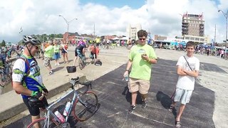 RAGBRAI Day 7:  Dipping in the Mississippi