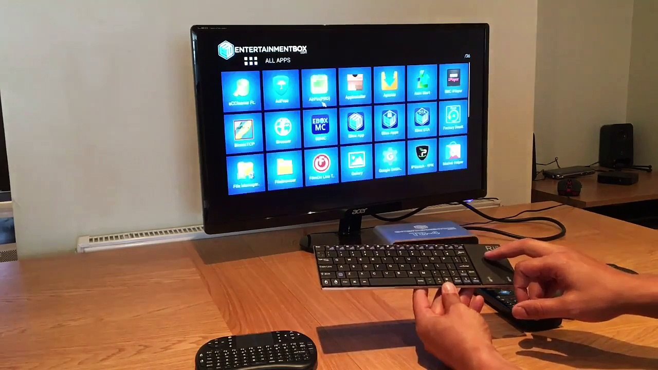 Rii i12 wireless keyboard full demo