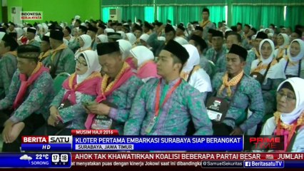Kloter Pertama Embarkasi Surabaya Siap Berangkat ke Tanah Suci