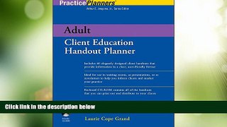 READ FREE FULL  Adult Client Education Handout Planner  READ Ebook Full Ebook Free