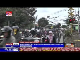 Kereta yang Melewati Perlintasan Pondok Betung Diminta Kurangi Kecepatan