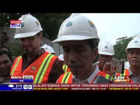 Jokowi Resmikan Normalisasi Waduk Melati Tanah Abang