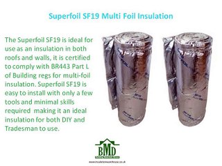Superfoil SF19 foil insulation multifoil