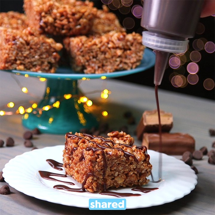 Mars Rice Krispie Squares