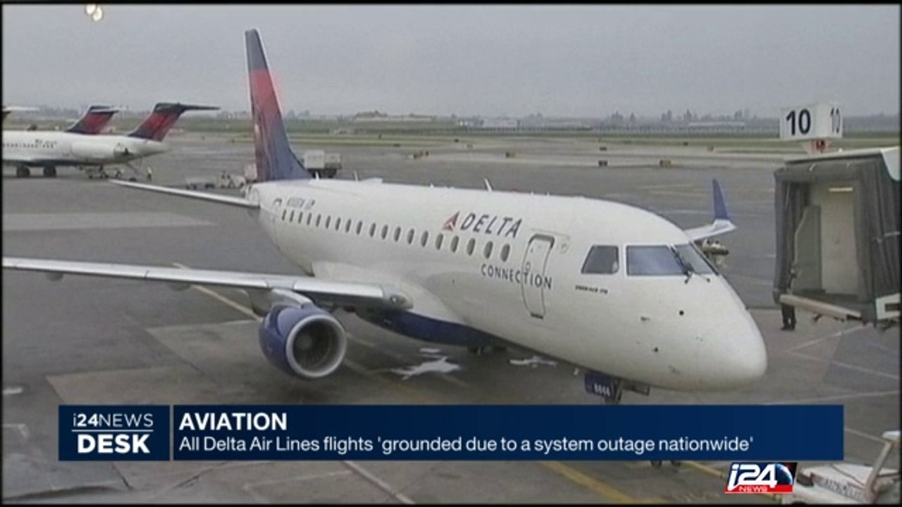 All Delta Air Lines flights 'gounded due to a system outage nationwide'