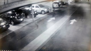 Vehicle Burglary Santa Ana, California 2:15 AM 7-19-2016 (clip 1)