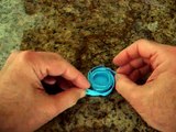 LONGER SPIN--20 seconds! 'Self-Winding' Flashing Spinning Origami 5 - Octagonal Flasher-Spinner