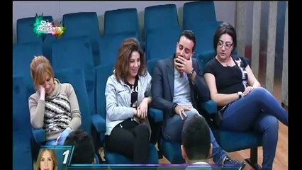 محمد شاهين موال روووعة اثناء زيارة سعد رمضان    star academy 10