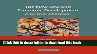 [PDF] The New Law and Economic Development: A Critical Appraisal Full Online