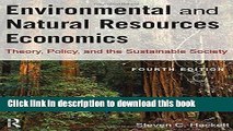 [Popular Books] Environmental and Natural Resources Economics: Theory, Policy, and the Sustainable