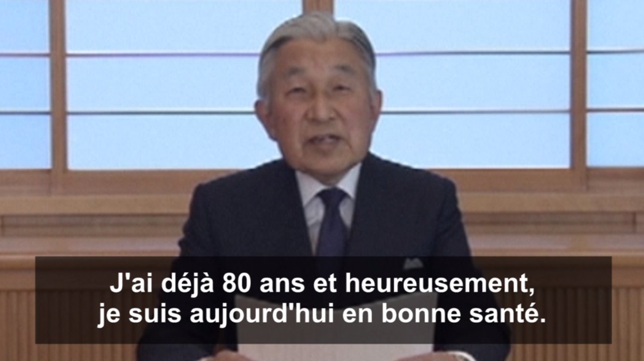 L'empereur du Japon abdique sans le dire vraiment