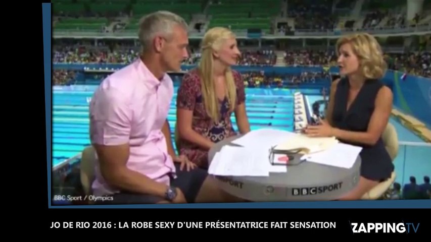 JO de Rio 2016 : La tenue très sexy d'une présentatrice de la BBC fait  sensation (Vidéo) - Vidéo Dailymotion
