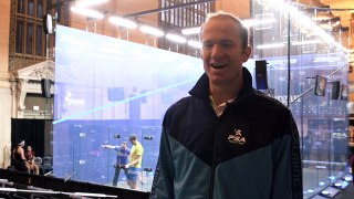Salming Squash ambassador Steve Coppinger in an interview in New York