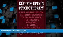 Big Deals  Key Concepts in Psychotherapy  Best Seller Books Best Seller