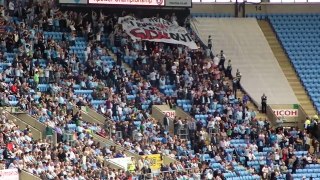 Coventry City - Ricoh Arena - SISU Out Banners - August 2011 - Watford