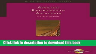 [Popular Books] Applied Regression Analysis: A Second Course in Business and Economic Statistics