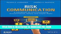 [Popular Books] Risk Communication: A Handbook for Communicating Environmental, Safety, and Health