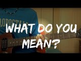 Justin Bieber - What Do You Mean - Guitar Cover ( Metal Version )