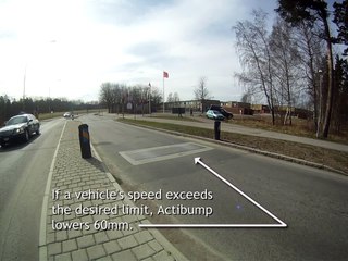 Découvrez le nouveau dos d'âne qui ne s'active qu'en cas d'excès de vitesse