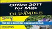 [Popular] Book Office 2011 for Mac All-in-One For Dummies Free Online