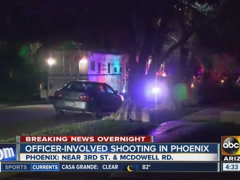 Suspect injured in officer-involved shooting near downtown Phoenix