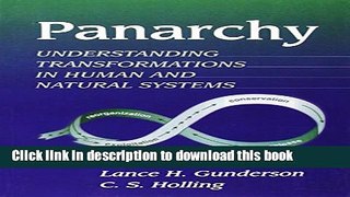 [Popular Books] Panarchy: Understanding Transformations in Human and Natural Systems Full Online