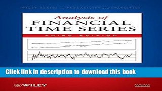 [Popular Books] Analysis of Financial Time Series Free Online