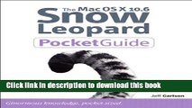 [Popular] Book Mac OS X 10.6 Snow Leopard Pocket Guide (Peachpit Pocket Guide) Full Online