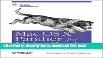 [Popular] Book Mac OS X Panther for Unix Geeks Full Online
