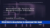 [Popular Books] Bootstrap Tests for Regression Models (Palgrave Texts in Econometrics) Download