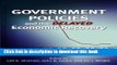 [Popular Books] Government Policies and the Delayed Economic Recovery Full Online