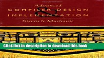 [Popular] Book Advanced Compiler Design and Implementation Full Online