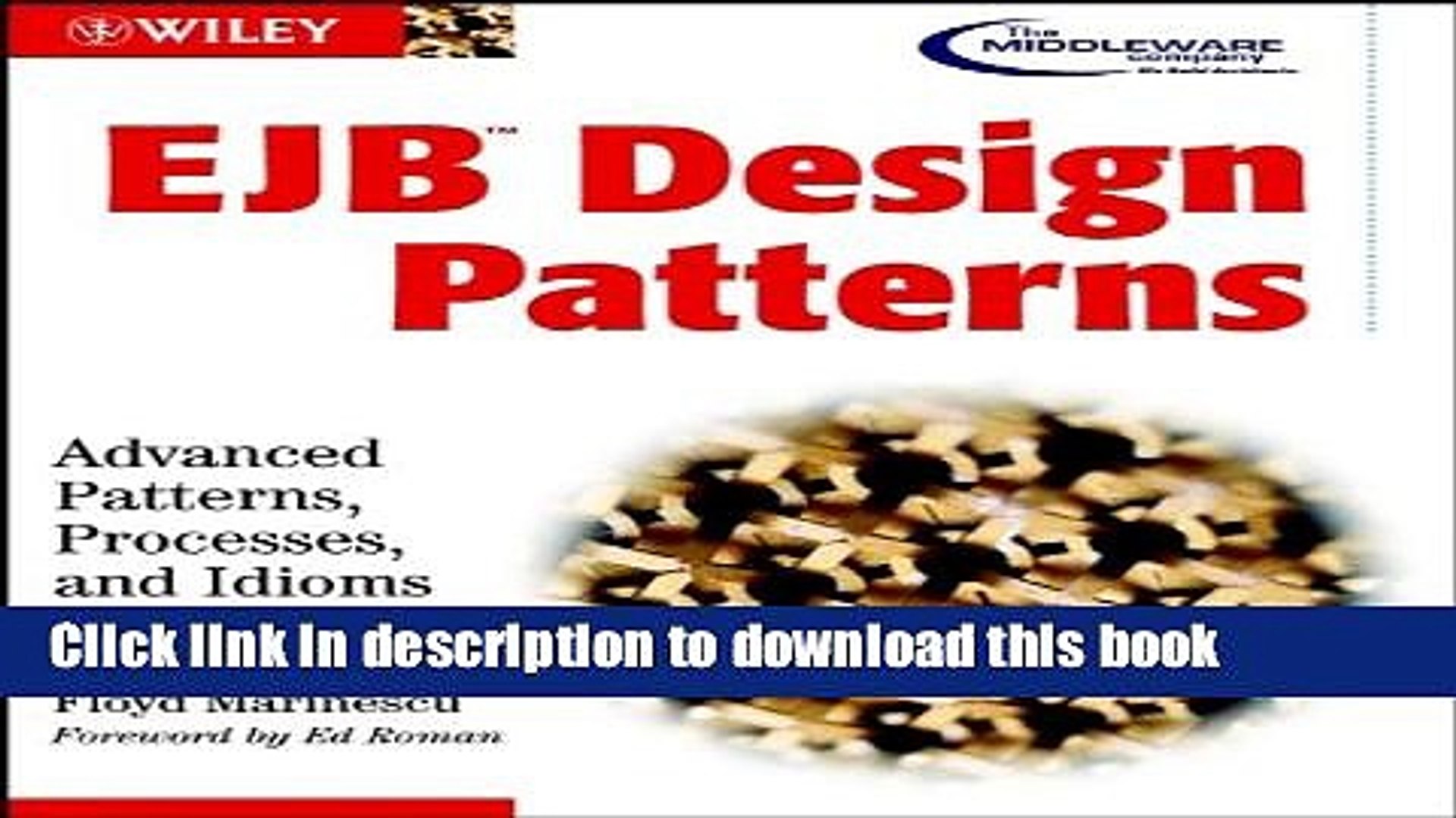 [Popular] Book Ejb Design Patterns: Advanced Patterns, Processes, and Idioms with Poster Free Online