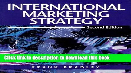 [PDF] International Marketing Strategy (2nd Edition) E-Book Free