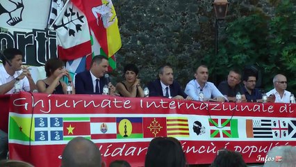 Ghjurnate Internaziunali di Corti : le président de l'Exécutif à la tribune (interview de Gilles Simeoni)