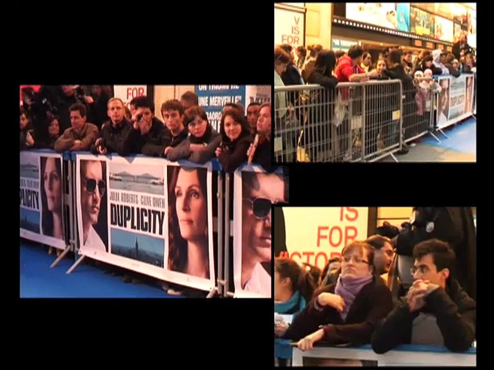 Duplicity : Julia Roberts et Clive Owen sur le tapis rouge de Paris