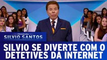 Silvio se diverte com os vídeos do Detetive da Internet