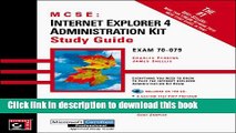 [Popular] E_Books McSe: Internet Explorer 4 Administration Kit Study Guide (Certification Study