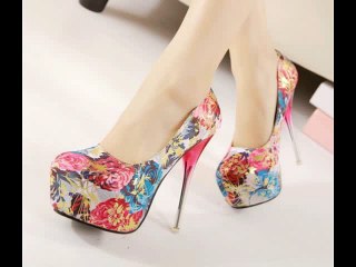 Latest Trendy Collection Of Floral High Heels 2016