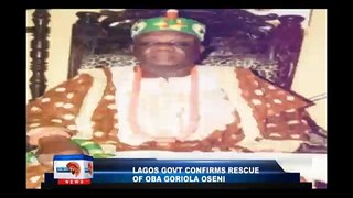 Lagos govt confirms rescue of Oba Goriola Oseni