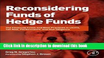 [PDF] Reconsidering Funds of Hedge Funds: The Financial Crisis and Best Practices in UCITS, Tail