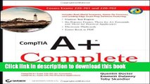 [Popular] E_Books CompTIA A  Complete Study Guide: Exams 220-701 (Essentials) and 220-702