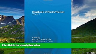 Must Have  Handbook Of Family Therapy  READ Ebook Full Ebook Free