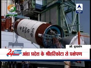 Indian rocket carrying seven satellites blasts off