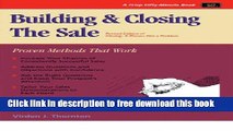 [Reading] Crisp: Building and Closing the Sale, Revised Edition: Proven Methods for Closing Sales