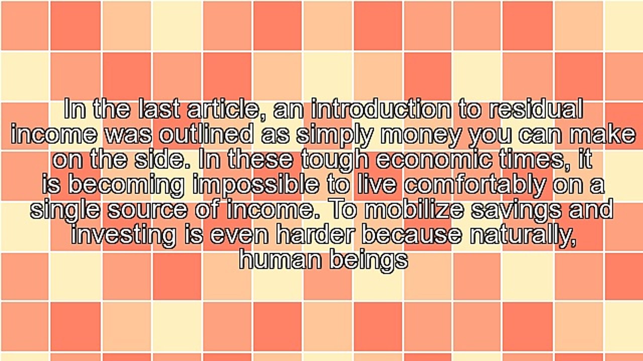 Best Ideas for Residual Income - Tips on How to Earn Money on the Side