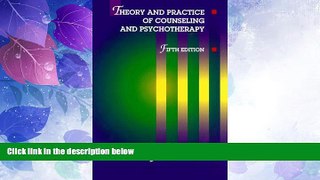 Must Have  Theory and Practice of Counseling and Psychotherapy  READ Ebook Full Ebook Free